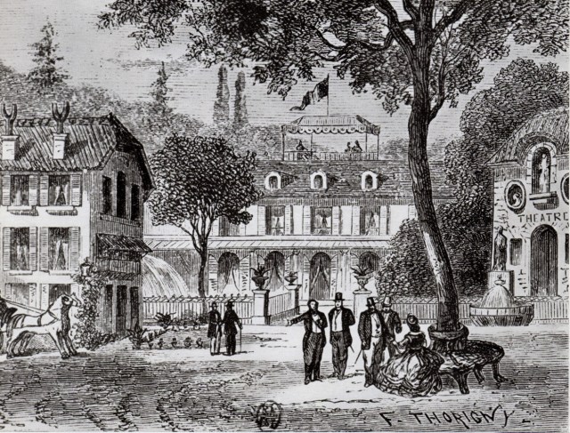 Gravure - Les bains de Divonne