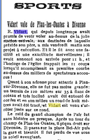 Journal de Genève 5 août 1911