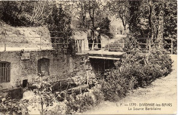 La source Barbilaine qui alimentait la piscine thermale