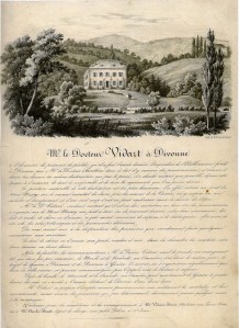 M le dr Vidart à Divonne