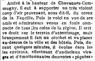 Vidart vole de Plan les Ouates à D.2