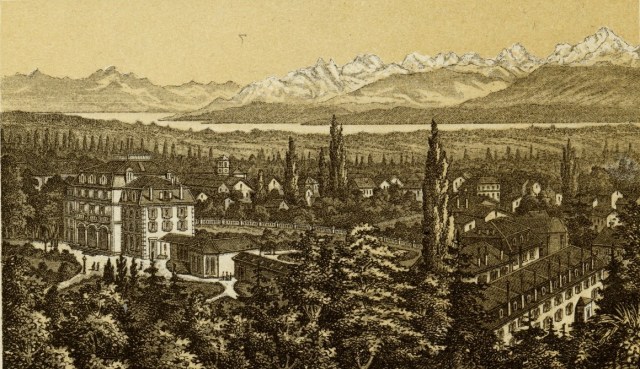 Divonne dans son parc