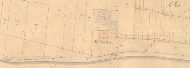 Maison Panthin - Plan napoléonien