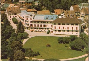 L'hôtel des Alpes avec son annexe