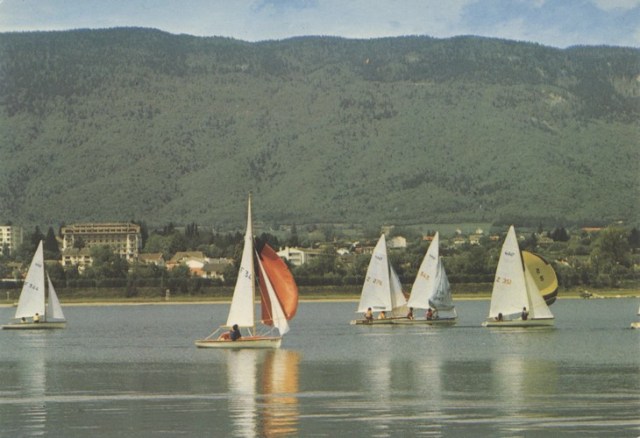 Régates sur le lac de Divonne