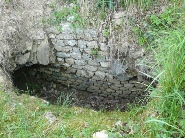 Tronçon visible avenue de l'aqueduc à Divonne