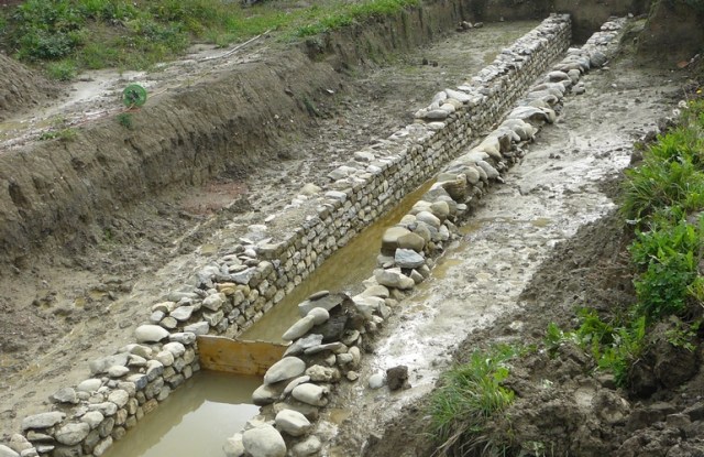 Chantier de la Petite Prairie à Nyon en 2013.