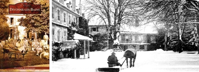 Divonne-les-Bains - Couverture et la cour d'honneur en hiver, photo page 37