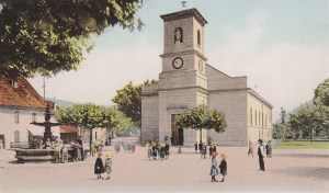 Ecole de Divonne - La récréation début XXème-c